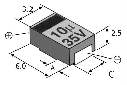 TECAP 10/20V C 10 293D106X9020C2TE3