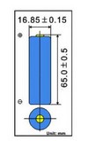 ACC 3.7V 1400mAh LIR17650