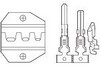 Сменные губки 1PK-3003D2 для обжима контактов 22-12 AWG