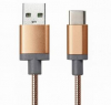 Кабель USB/Type-C, 1,0 м, (iK-3112gold)