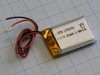 ACC 3.7V 250mAh LP601730 с платой защиты