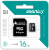 Карта памяти micro SDHC 16GB Сlass 10 (с адаптером SD)