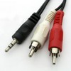 Кабель 2RCA/miniJack 3,5,  1.2M 17-4202-8