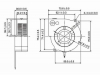 FAN 75mm 24V RQU7530MS центробежный