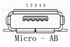 1981584-1 microUSB Type AB Receptacle