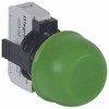 L023712 Кнопка с потайным толкателем и защитным колпачком Osmoz  в сборе, IP66, зеленая
