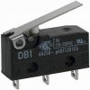 DB1C-A1LB, SPDT-NO/NC Short Lever Microswitch, 6 A,  250 VАС