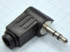 TRS 3.5 (mini plug) штекер угловой
