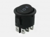 Шестиконтактный переключатель, круглый. 10А-125В, 6А-250В, on-off-on